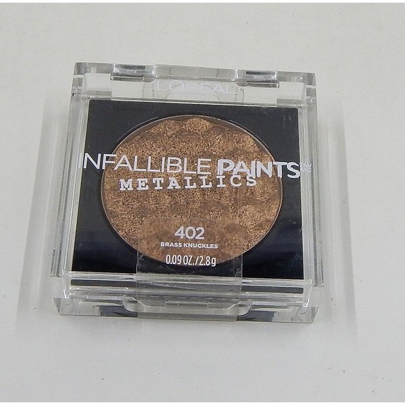 L'oreal Paris Infallible Paints Metallics Eyeshadow 402 Brass Knuckles - Picture 2 of 6